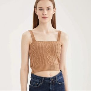 Hollister Knit Brown Tank